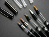 5 Varieties of Piston-filler Brush Pens - Economy Pack