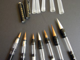 7 Varieties of Piston-filler Brush Pens - Value Pack
