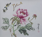 HN0019 Peony with Butterflies