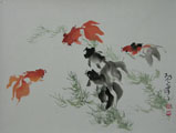 DW0004 Goldfish Painting Sample