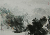SS0007 Landscape with Pavilion