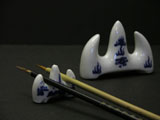 Blue and White Porcelain Brush Rests