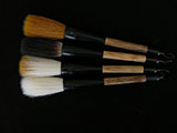 Set of 4 Tibi Zen Brushes with Bamboo Handle