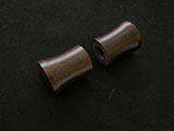 Hardwood dowel knobs for Hanging Scroll