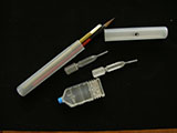 Japanese Brush Case, Water Pitcher and Syringe Set