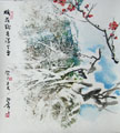 HN0021 Plum Blossom with Snow