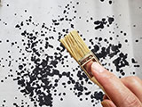 Hog Bristle Tuff Brush for Splatter