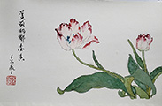 Recording of Tulips Gongbi Painting Workshop DOWNLOAD