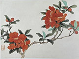 Pomegranate Blossoms Gongbi Painting Workshop with Victoria 0915
