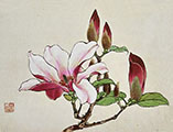 Purple Magnolia Gongbi Painting Workshop with Victoria Li 05/21