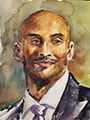 Portrait of Kobe Brant