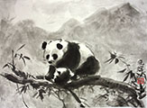 Mother and Baby Pandas #5 10.5x14 (Gift Painting)