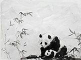 Mother and Baby Pandas 10x14 (2023)