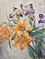Daylily and Iris - Garden Flowers after Emil Nolde(2026) #8