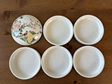 5‑Tier Traditional Chinese Porcelain Palette with Decorative Lid