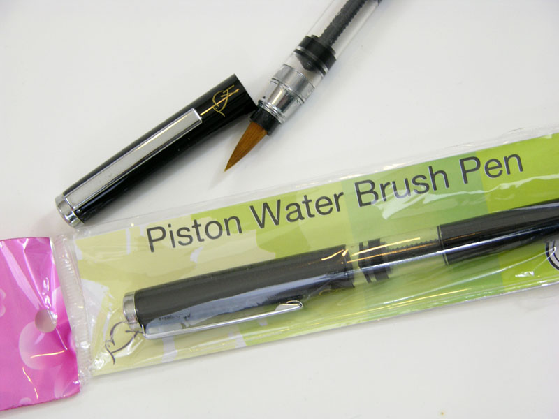 Paint Brushes Piston Refillable Ink Fountain Style Calligraphy Pen Soft Bru D9Z1 